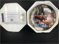 Franklin Mint Official Moose Plate