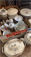 Assorted vintage china: Serenity & Imperial