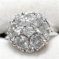 Certified 14K 9 Diamond(1.5Ct,I1-I2,H-K) Ring