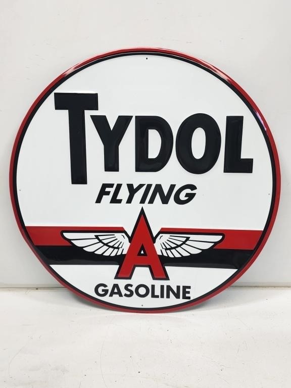 Tydol Flying A Gasoline Sign