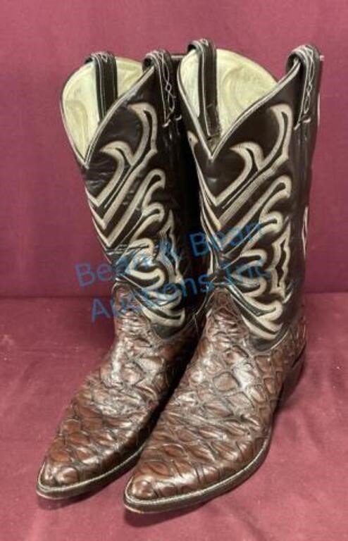 Custom, Tony Lama, cowboy boots, exotic leather