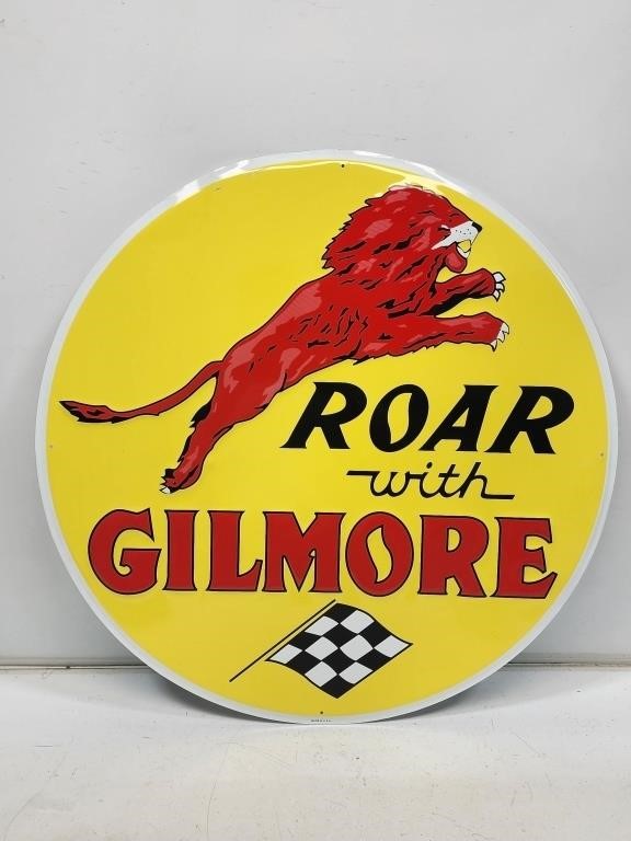 Gilmore Gasoline Advertising Sign