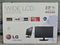 (R) LG 23" Wide Full HD LCD Monitor W2340 (Works)