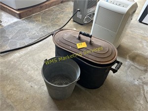 Copper Boiler & Galvanized Bucket