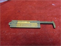 Stanley Brass slide ruler.