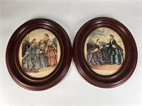 PAIR OF ANTIQUE CURRIER & IVES STYLE PRINTS