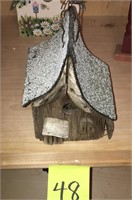 Bird House With Shingle Roof