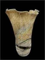 9 x 14 “ Josefina Krosno Hand Blown Vase