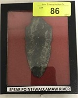 LARGE NATIVE AMERICAN SPEAR POINT FOUND IN