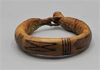 African Tribal Leather Bracelet