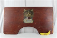 Vtg. "Corticelli Spool Silk" Kitty Sewing Desk