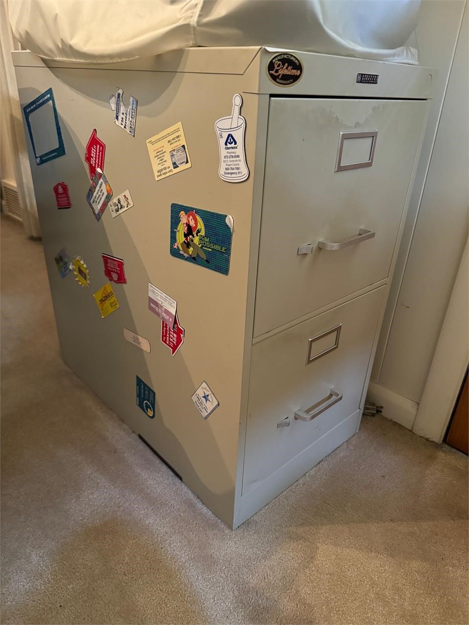 2 DRAWER FILING CABINET