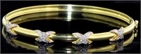 Quality Natural Diamond Bangle Bracelet