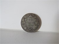 1888 CANADIAN 50 CENTS  SILVER COIN