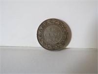 1898 NEWFOUNDLAND 50 CENTS  SILVER COIN