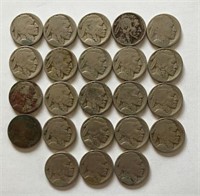 OF) 23 Buffalo Nickels