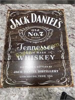 Jack Daniels Whiskey Metal Sign