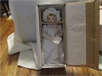 Hamilton Baby Jessica Porcelain Doll 17in W/COA