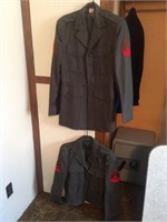 Two Military Marine Corps Jackets