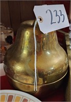 Large Brass Pear