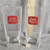 CORK DRY GIN GLASSES SET OF 2