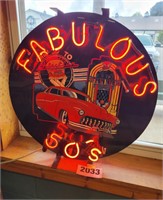 Fabulous 50"s Neon Sign,