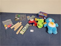 Care bear, stuffies, games, and more