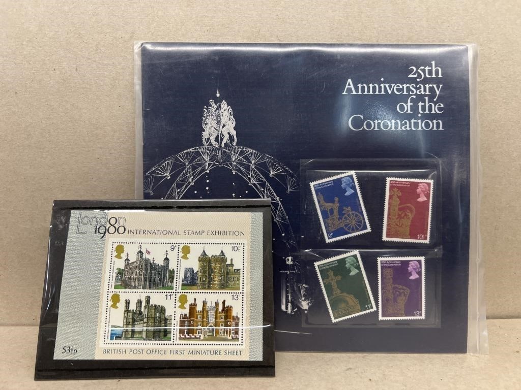 Stamps 25th coronation