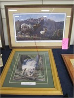 2 Wildlife prints: "Staking Claim" by Jacelyn