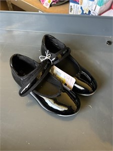 size 10 black tap shoes girls