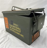 Empty Metal Shotshell Box