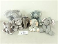 7 Elephant Plush Toys