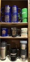 Burlington North Santa Fe railroad coffee cups