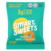 2021/12SmartSweets Peach Rings, Candy with Low Sug