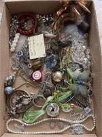 Costume Jewelry lot - necklaces, watches, misc