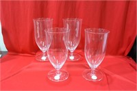 A Set of 4 Lenox Iced Beverage Glasses