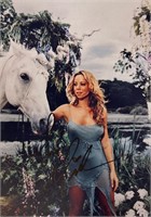 Autograph COA Mariah Carey Photo