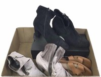 (4) Pairs Women’s Sandals, Ankle Boots