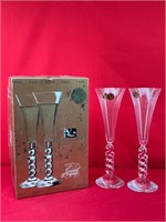 Cristal d'Arques Millennium Champagne Glasses