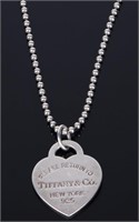 TIFFANY & CO. STERLING SILVER LADIES NECKLACE