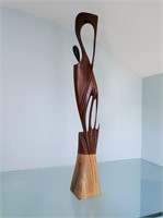 Intricate Wood Sculpture by Eduardo Lopez