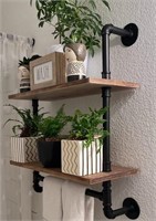 ROGMARS Industrial Pipe Shelving  24 in