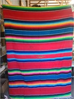 Mexican Saltillo Blanket/Rug 58" x 80"