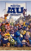 Monster University Autograph Poster