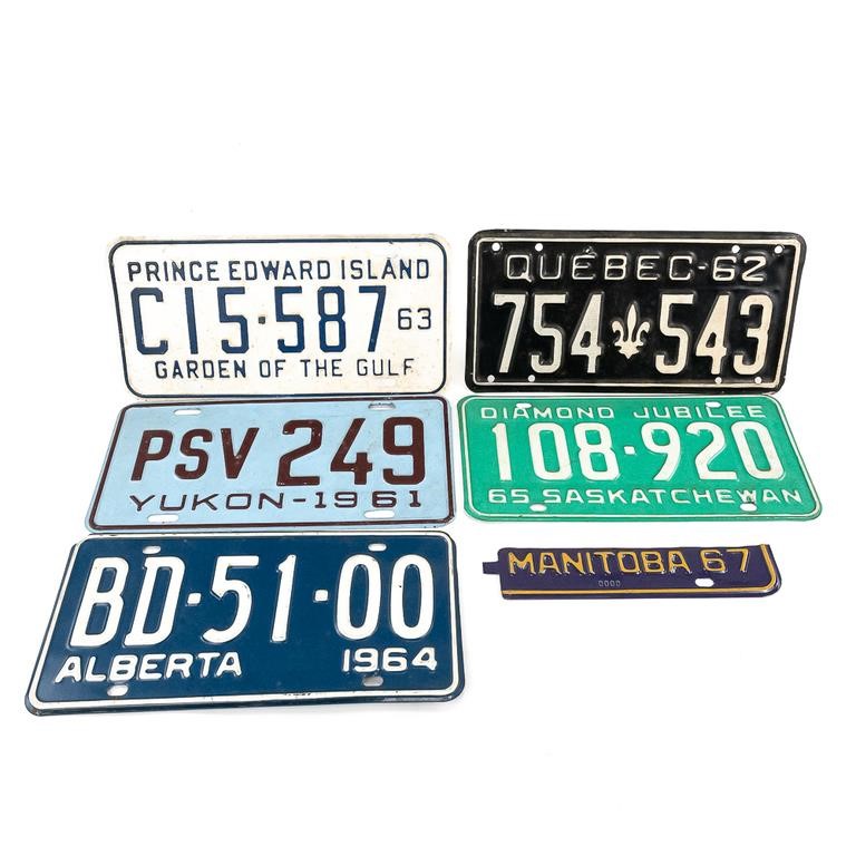 Impressive License Plate Collection - ONLINE ONLY