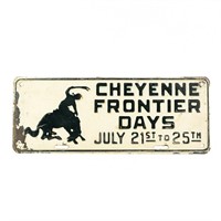Cheyenne Fronteir Days License Plate