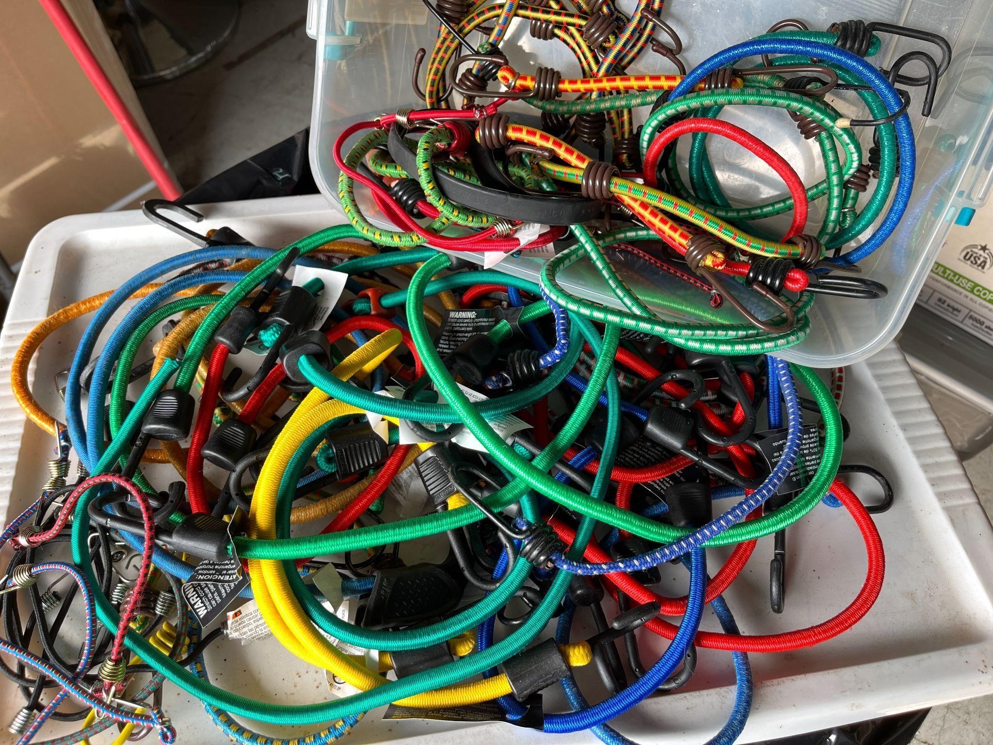 Bungee Cord Lot - Qty 60+