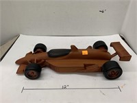 Wooden Racecar Decor