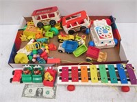 Lot of Vintage Fisher-Price Toys w/ Sesame