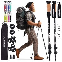 TrailBuddy Trekking Poles - Lightweight, Collapsib